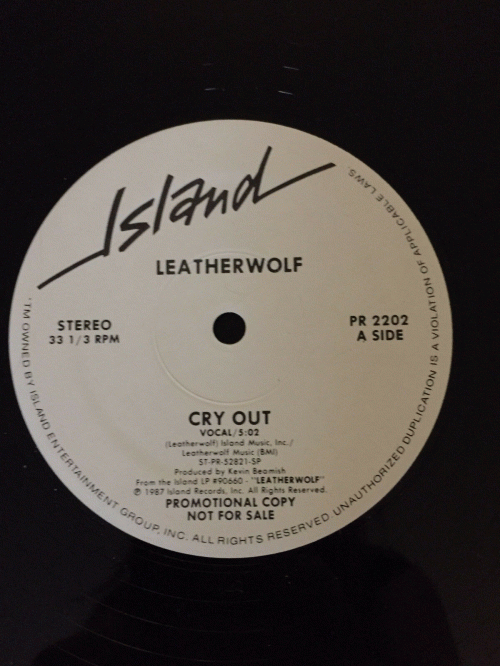 Leatherwolf : Cry Out - Bad Moon Rising (Vinyl 12'' Promo)